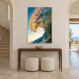 Lion's Mane by Aaron Chang, shown in an arched entry hall