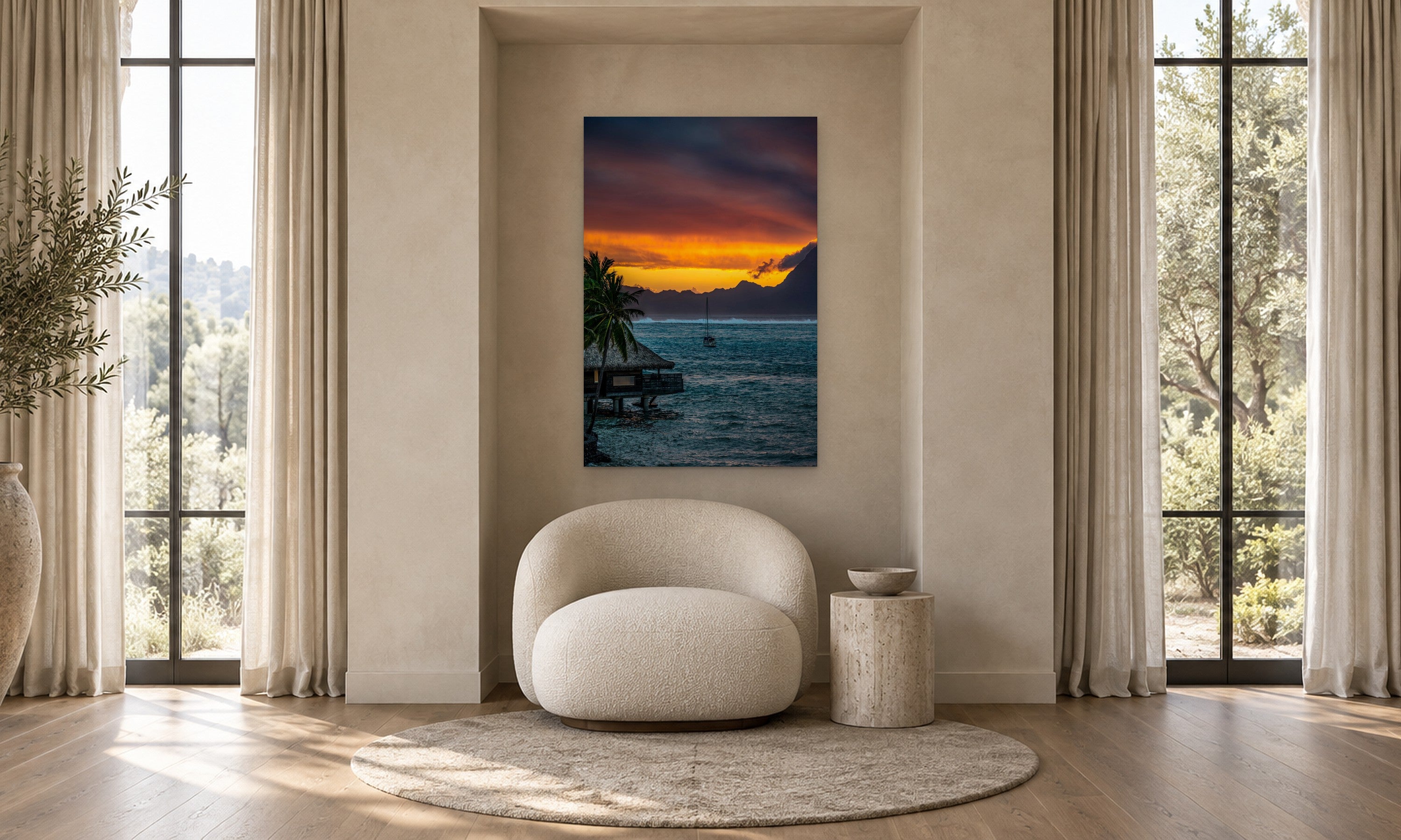 Love by Aaron Chang, shown in a reading alcove