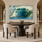Morning Crest by Aaron Chang, shown in an arched dining room