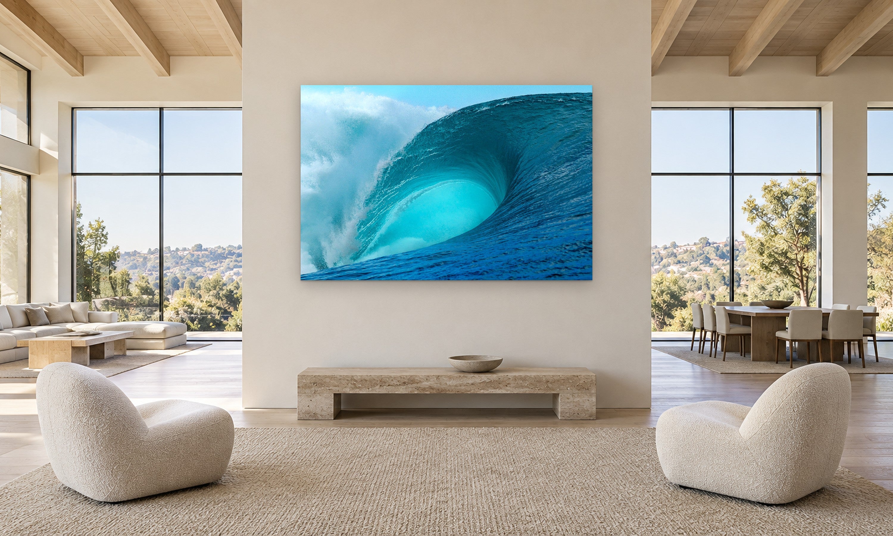 Pure Energy by Aaron Chang, shown in a gallery loft