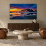 Solana Skies by Aaron Chang, shown in a collector’s lounge