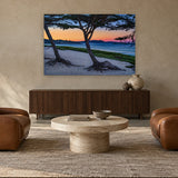 Sunrise South Beach by Aaron Chang, shown in a collector’s lounge