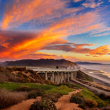 Torrey Pines Bridge Sunset