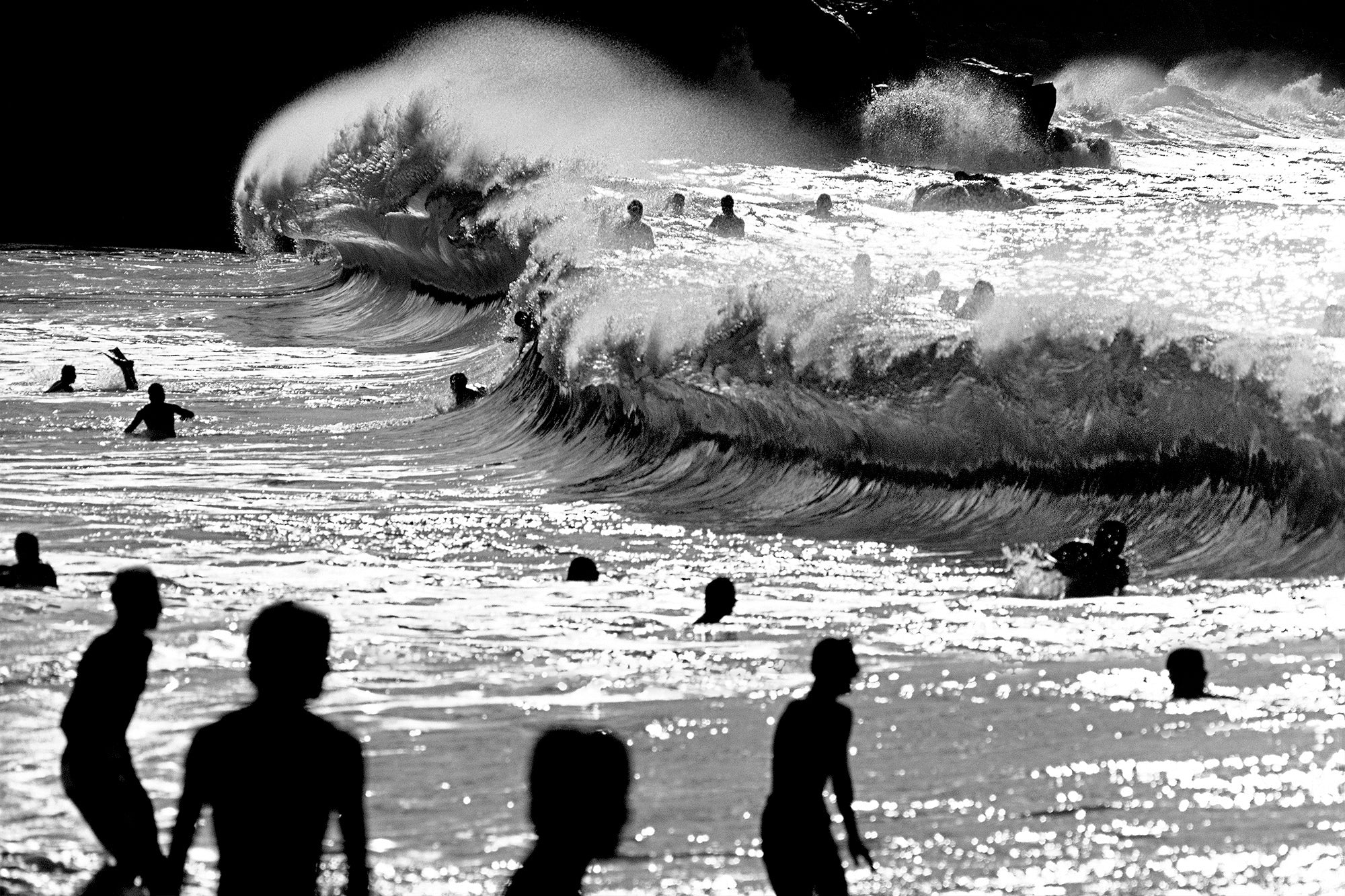 Waimea Silhouettes B&W